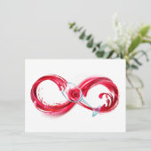 Cartes Pour Fêtes Annuelles Infinity (Debout devant)