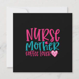 Cartes Pour Fêtes Annuelles Infirmière Cadeau Infirmière Mère Café Lover
