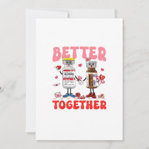 Cartes Pour Fêtes Annuelles Infirmière Ensemble Meilleure Saint-Valentin Rose