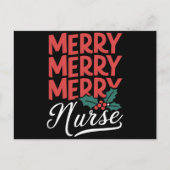 Cartes Pour Fêtes Annuelles Infirmière Noël Joyeux Noël Cadeaux de soins infir (Devant)