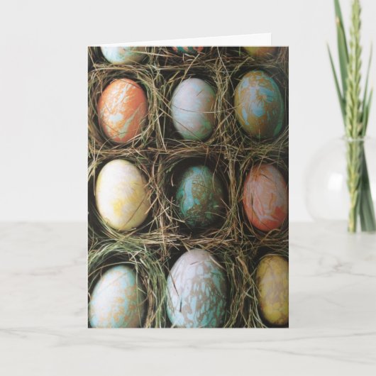 CARTES POUR FÊTES ANNUELLES INGTIME, FLEURS, SOLEIL ET "PÂQUES" (Devant)