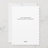 Cartes Pour Fêtes Annuelles Inky Frames BW Bow Merry Christmas Collage Photo (Dos)