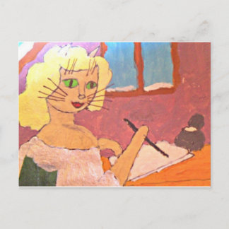 Cartes Pour Fêtes Annuelles inscription d'une lettre à Père Noël