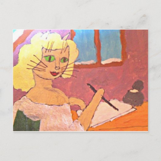 Cartes Pour Fêtes Annuelles inscription d'une lettre à Père Noël (Devant)