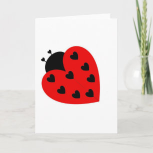 Cartes Pour Fêtes Annuelles Insecte d'amour