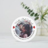 Cartes Pour Fêtes Annuelles Inspirer l'amour Ajoutez votre propre photo et mes (Debout devant)