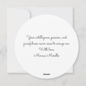 Cartes Pour Fêtes Annuelles Inspirer l'amour Ajoutez votre propre photo et mes (Dos)