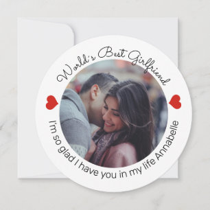 Cartes Pour Fêtes Annuelles Inspirer l'amour Ajoutez votre propre photo et mes