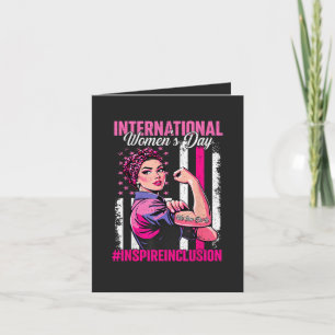 Cartes Pour Fêtes Annuelles Inspirer l'inclusion 8 mars international 