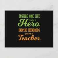 Inspirez les centaines que vous êtes un professeur