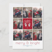 Cartes Pour Fêtes Annuelles Instafriendendendly 8 Grille Noël (Devant)