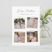 Cartes Pour Fêtes Annuelles Instantané | Joyeux Noël 5 photo (Debout devant)