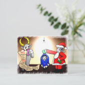 Cartes Pour Fêtes Annuelles Interrogatoire de Noël (Debout devant)