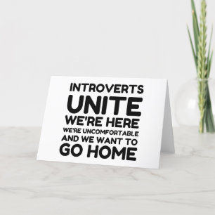 Cartes Pour Fêtes Annuelles Introverties Unite