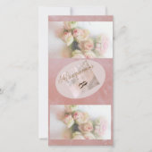 Cartes Pour Fêtes Annuelles invitación para boda (Devant)