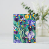 Cartes Pour Fêtes Annuelles Iris C violet (Debout devant)