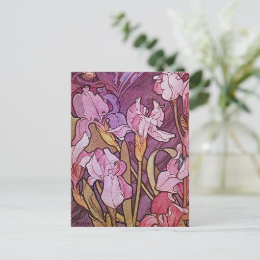 Cartes Pour Fêtes Annuelles Iris pourpre (Debout devant)