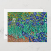 Cartes Pour Fêtes Annuelles Irises par Vincent Van Gogh (Devant / Derrière)