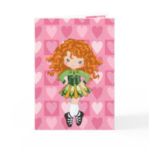 Irish Dance Rose Coeur monochrome Saint-Valentin