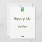 Cartes Pour Fêtes Annuelles Irish Luck St. Patrick's Day Card (Dos)