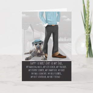 Cartes Pour Fêtes Annuelles Irish Wolfhound pour la fête des pères