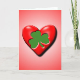 Cartes Pour Fêtes Annuelles Irlandais Valentine
