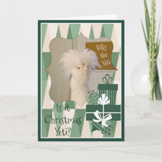 Cartes Pour Fêtes Annuelles Is it Christmas Yeti?