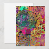 Cartes Pour Fêtes Annuelles Islam respectueux (Devant / Derrière)