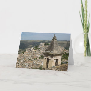 Cartes Pour Fêtes Annuelles ITALIE, Sicile, RAGUSA IBLA : Vue sur la ville et 