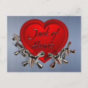 Cartes Pour Fêtes Annuelles Jack of Hearts Valentine