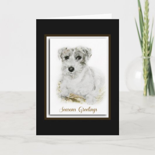 Cartes Pour Fêtes Annuelles Jack Russell Terrier (Devant)