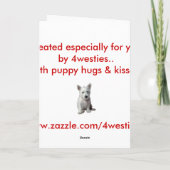 Cartes Pour Fêtes Annuelles Jack Russell Terrier Soyez Mon Valentin (Dos)