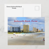 Cartes Pour Fêtes Annuelles Jacksonville Beach Floride (Devant / Derrière)
