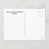 Cartes Pour Fêtes Annuelles Jacksonville Beach Floride (Dos)