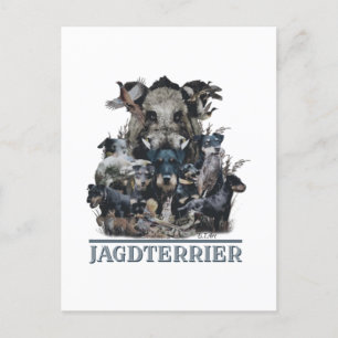 Cartes Pour Fêtes Annuelles Jagdterrier