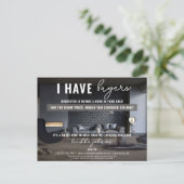 Cartes Pour Fêtes Annuelles J'Ai Acheteurs Immobilier (Debout devant)