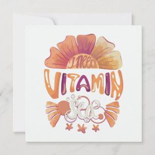 Cartes Pour Fêtes Annuelles J'Ai Besoin De Vitamine Mer : Échappement De Couch