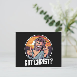 Cartes Pour Fêtes Annuelles J'ai Buddy un Christ Noël Jésus Religieux