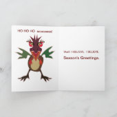 Cartes Pour Fêtes Annuelles J'ai demandé un dragon (Intérieur)