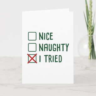 Cartes Pour Fêtes Annuelles J'ai essayé