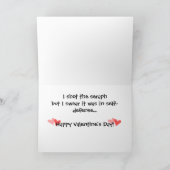 Cartes Pour Fêtes Annuelles J'ai filmé la Saint Valentin de Seraph (Intérieur)