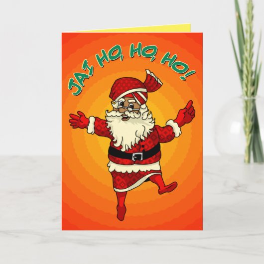 Cartes Pour Fêtes Annuelles Jai Ho, Ho, Ho ! (Devant)