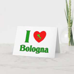 Cartes Pour Fêtes Annuelles J'aime Bologne