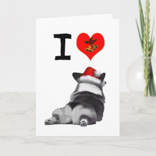 Cartes Pour Fêtes Annuelles J'aime des Corgis