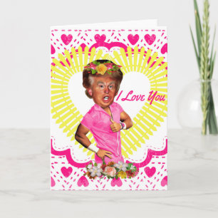 Cartes Pour Fêtes Annuelles j'aime donald trump