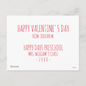 Cartes Pour Fêtes Annuelles J'Aime La Caterpillar Très Affamée (Dos)