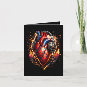 Cartes Pour Fêtes Annuelles J'aime la musique