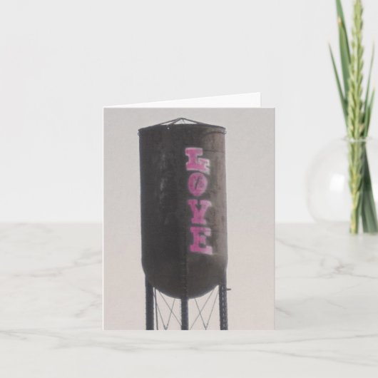 Cartes Pour Fêtes Annuelles J'aime l'eau (Devant)