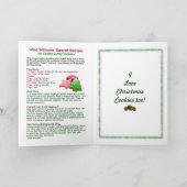 Cartes Pour Fêtes Annuelles J'aime Père Noël (Intérieur)