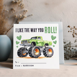 Cartes Pour Fêtes Annuelles J'aime ta façon de rouler Les enfants du camion